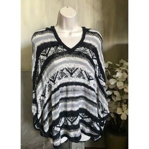 Adorable knit poncho